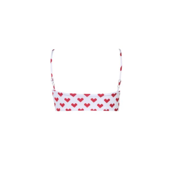 Verdelimon - Top  - Samba - Dreamland - Red Pixel Hearts- Front