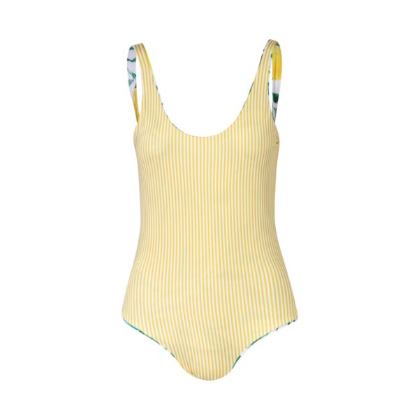 Reversible one piece swimsuit