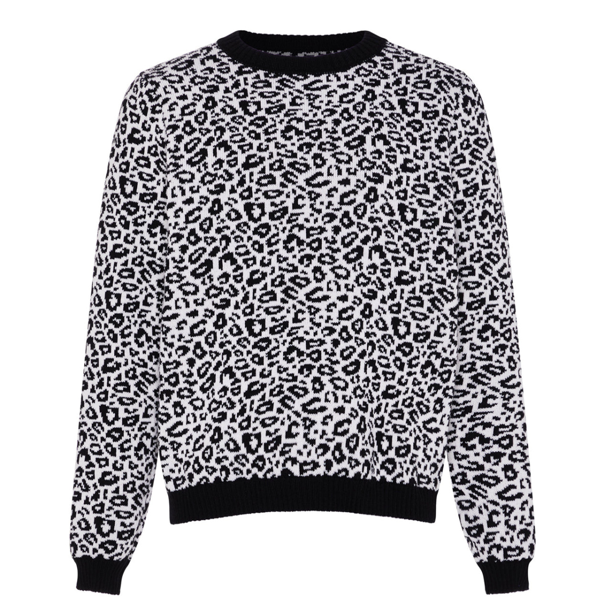 Leopard print best sale cashmere jumper