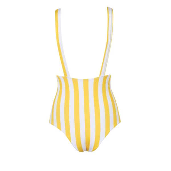 round neckline one piece swimsuit