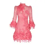 1.5825dhig.gua.guava_1 Zimmermann High Tide Lace Mini Dress