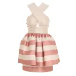 1.5961dhig.pcst.pink-cream-stripe-flat Zimmermann High Tide Wrap Mini Dress