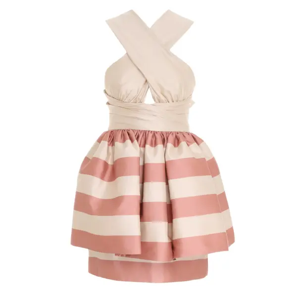 Zimmermann High Tide Wrap Mini Dress