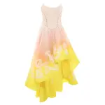 1.6335dwon.sunomb.sunset-ombre Zimmermann Wonderland Lace Up Midi Dress