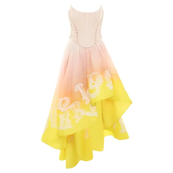 Zimmermann Wonderland Lace Up Midi Dress