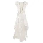 1.6341dcoa.ivo.ivory Zimmermann Coaster Corset Laced Gown