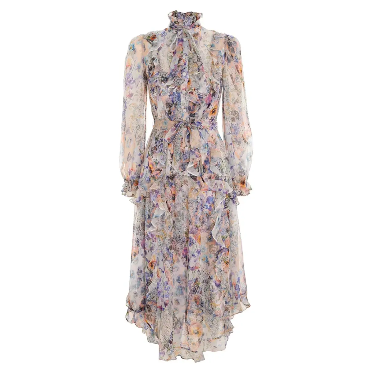 Zimmermann Tama Ruffle Midi Dress