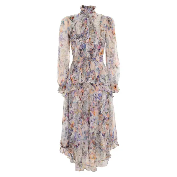 Zimmermann Tama Ruffle Midi Dress