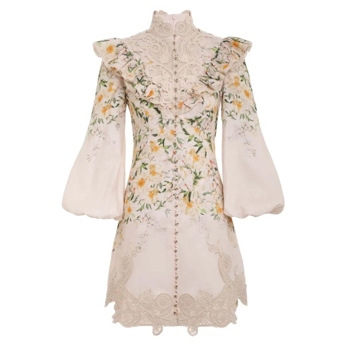 Zimmermann Coaster Battenburg Mini Dress