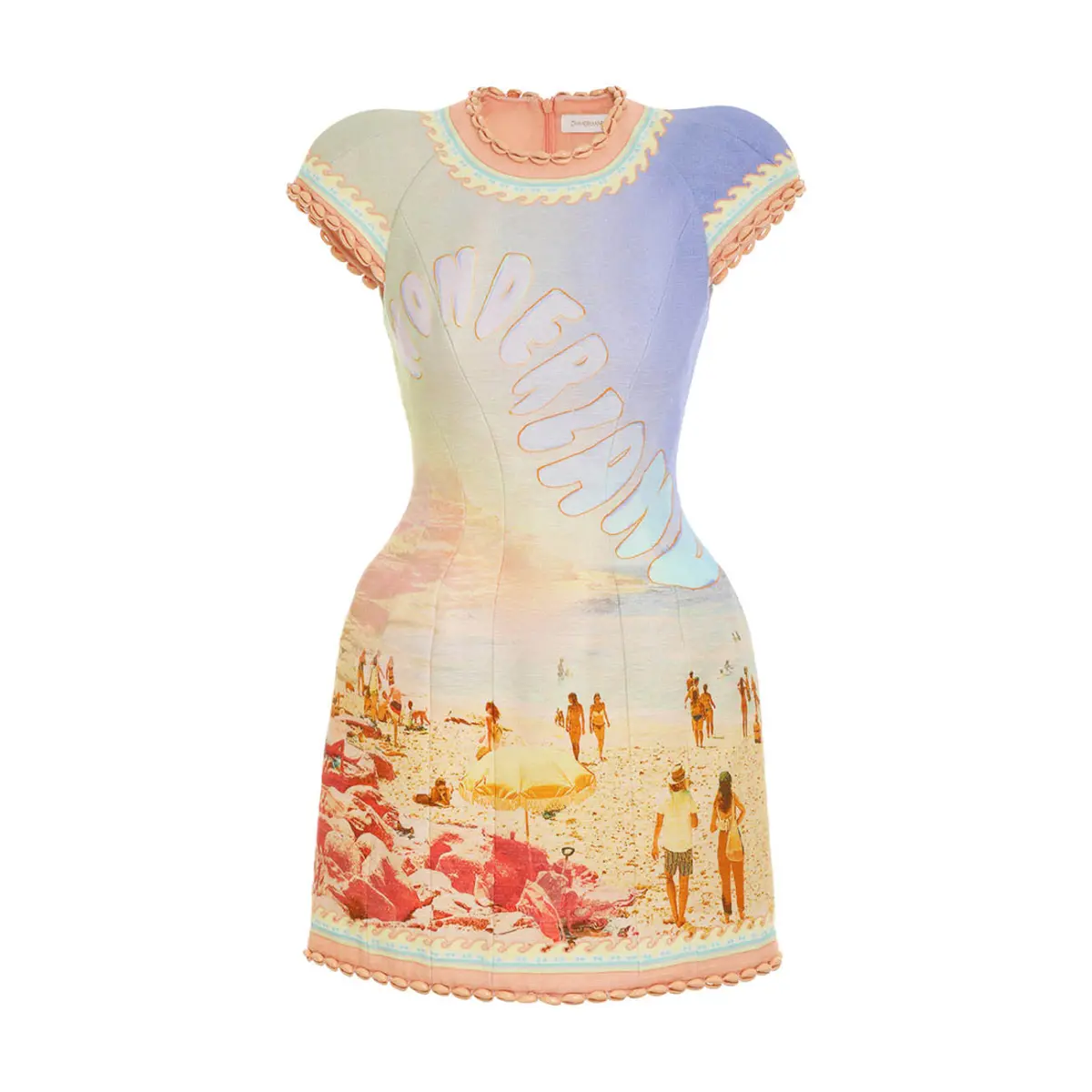 Zimmermann Coaster Structured Mini Dress