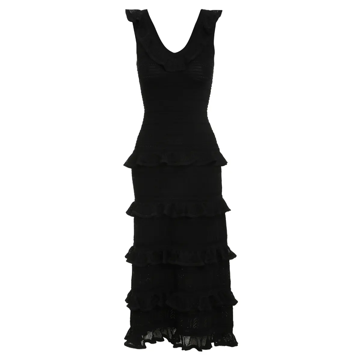 Zimmermann Luminosity Ruffle Tank Dress