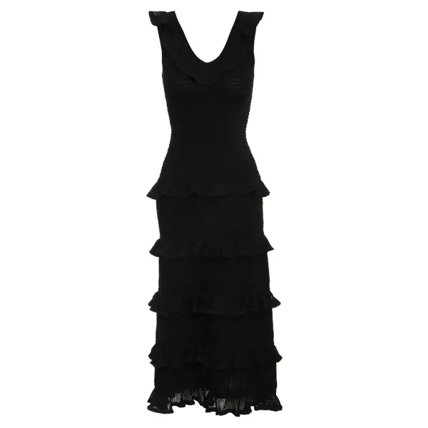 Zimmermann Luminosity Ruffle Tank Dress