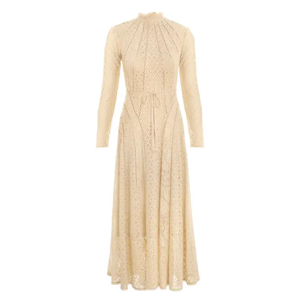 Zimmermann Luminosity Lace Panelled Midi