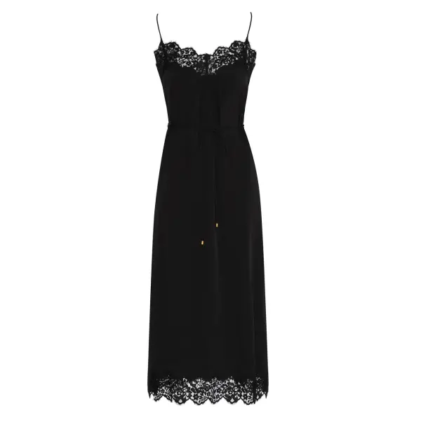 Zimmermann Lace Panel Slip Midi