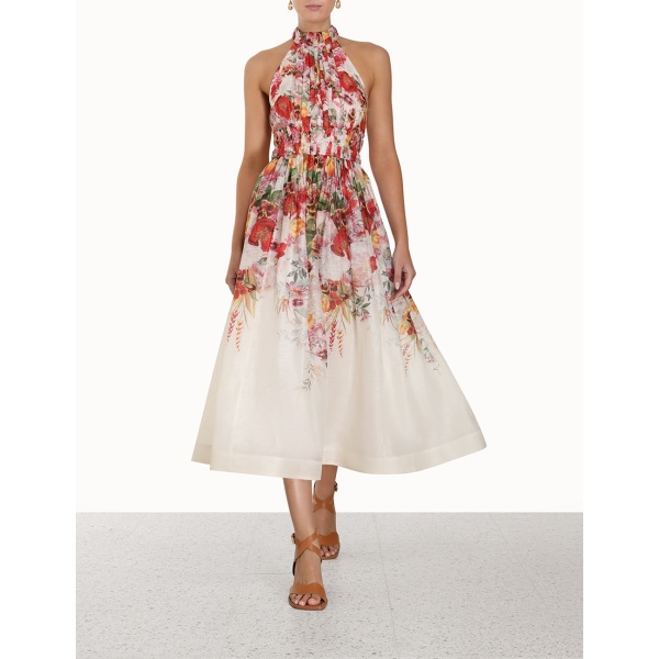 Zimmermann Wonderland Halter Dress