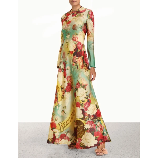 Zimmermann Wonderland Bias Slip Dress