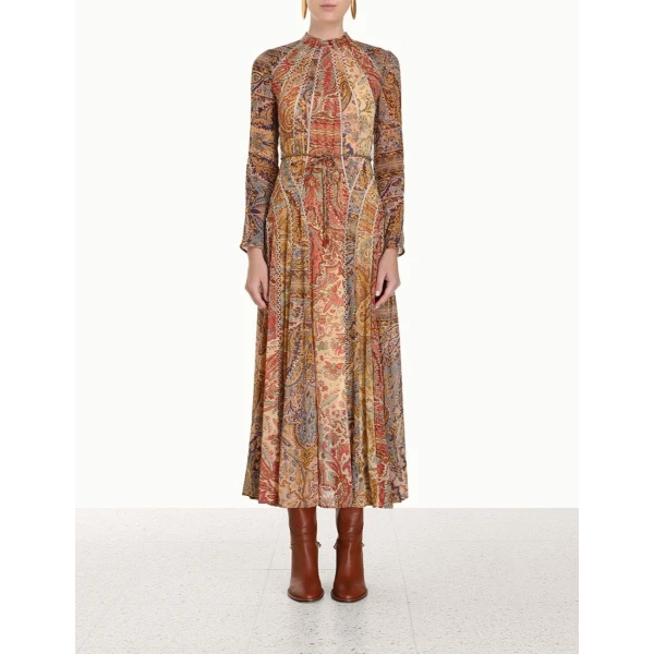 Zimmermann Luminosity Panelled Midi Dress