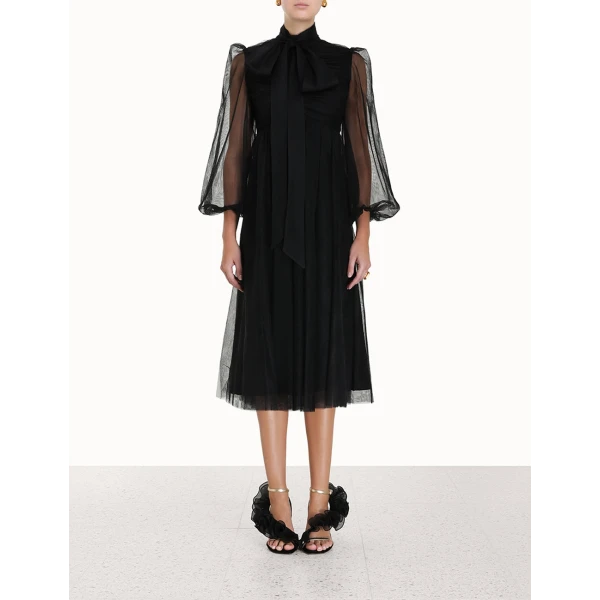 Zimmermann Tulle Midi Dress