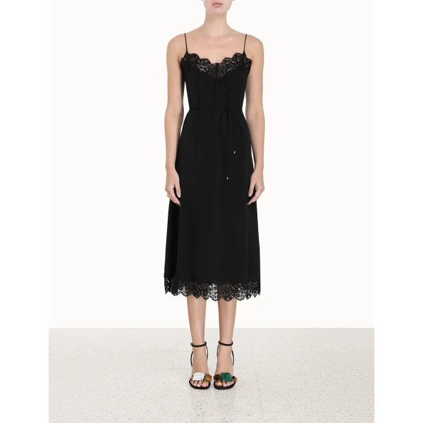 Zimmermann Lace Panel Slip Midi