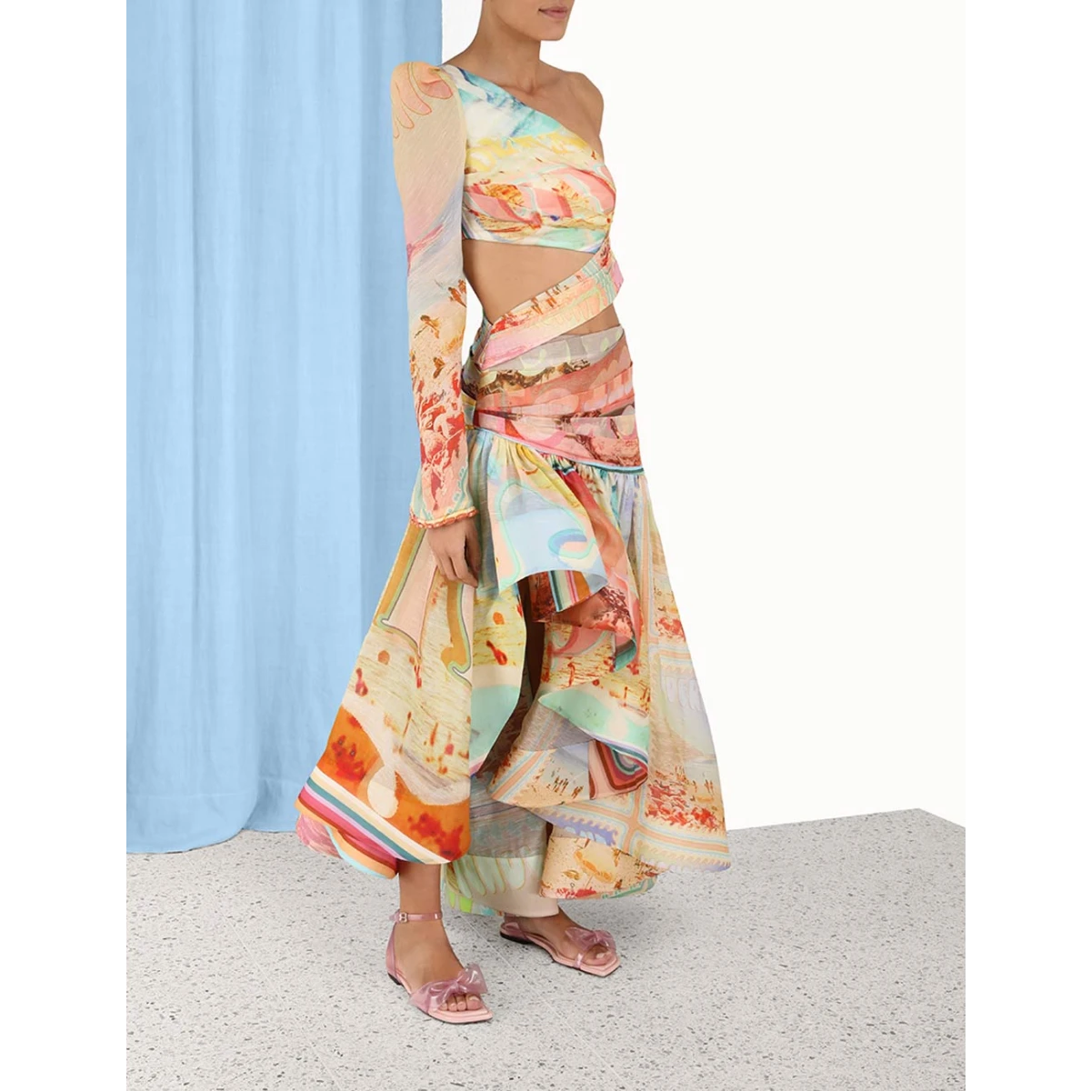 Zimmermann Tama Asymmetric Dress