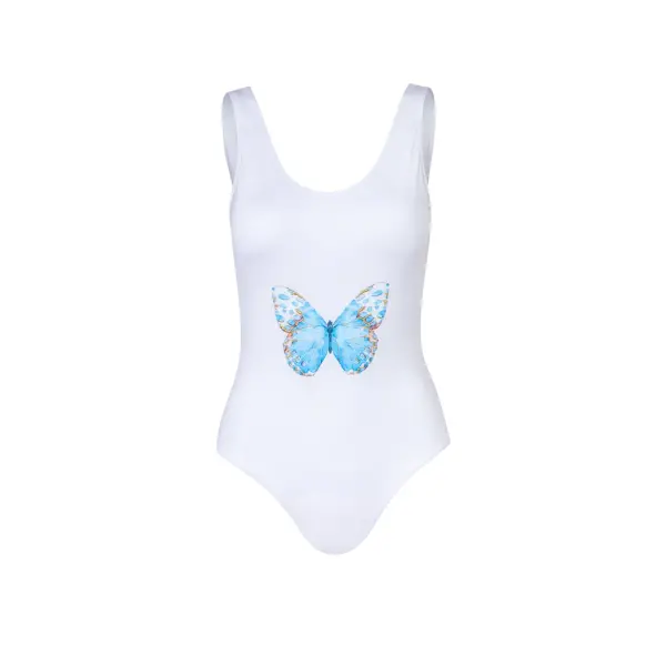 Verdelimon Acacia One Piece Blue Butterfly