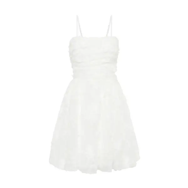 Aje Ivory Dress Evangeline Mini Dress Clothing Aje Coveti