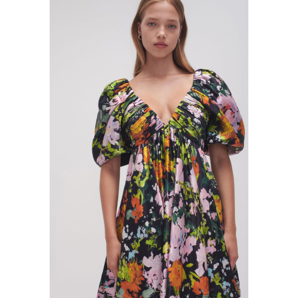 Gabrielle Plunge Mini Dress
