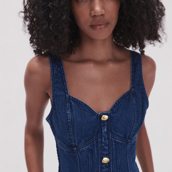 May Denim Midi Dress