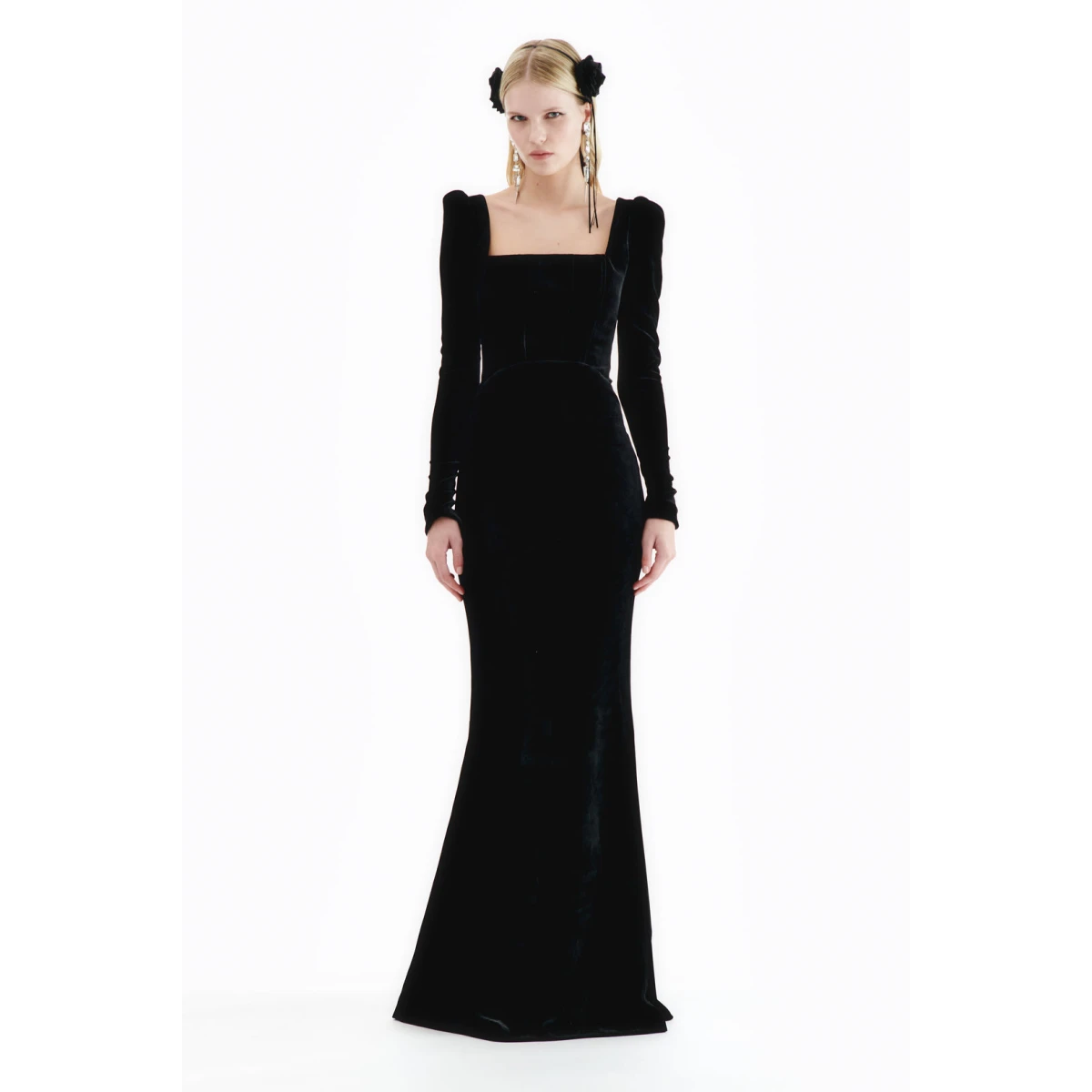 Velvet Evening Dress