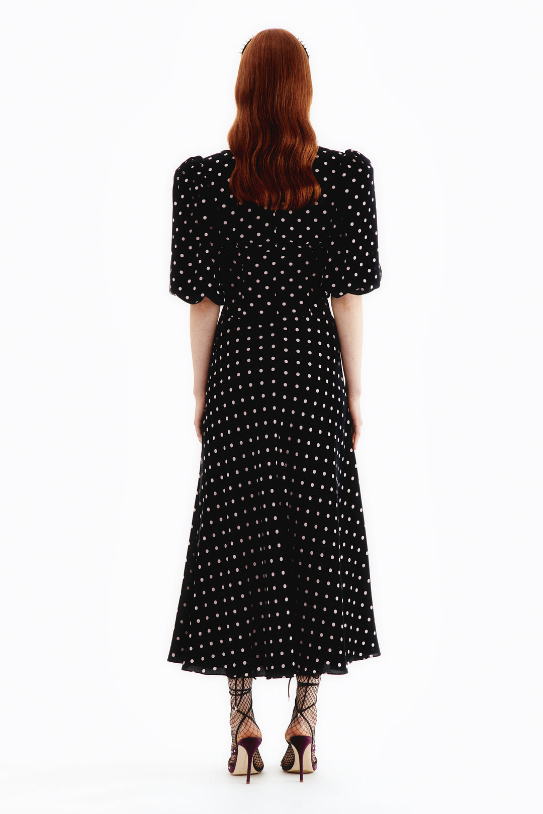 Polka dot hotsell dress silkfred