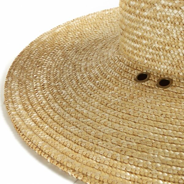 hat with straw