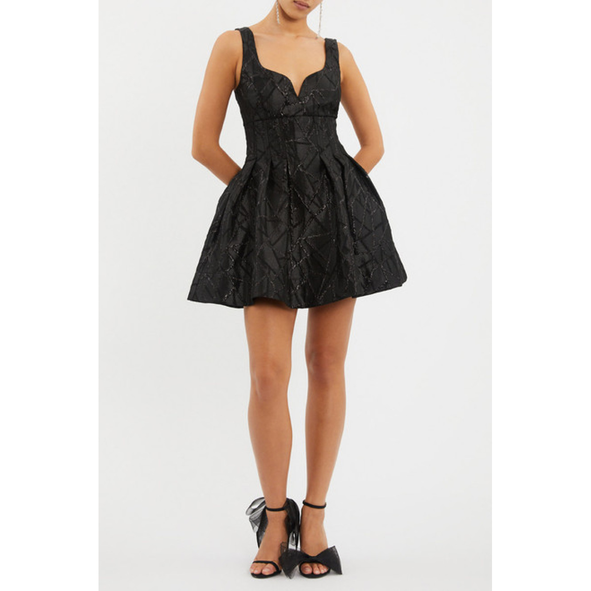 Rebecca Vallance Black dress