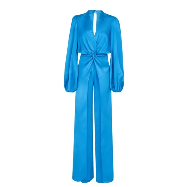 Silvia Tcherassi Arnetia Jumpsuit Blue Arnetia Jumpsuit Blue Clothing american designer Coveti