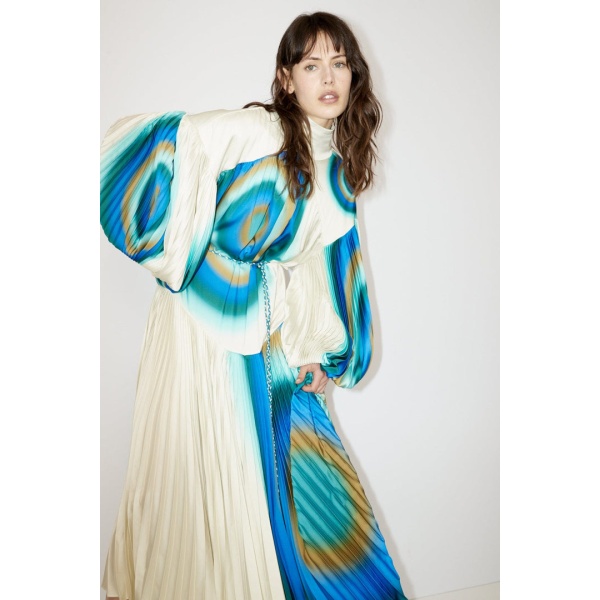 Alemais Una Pleated Midi Dress