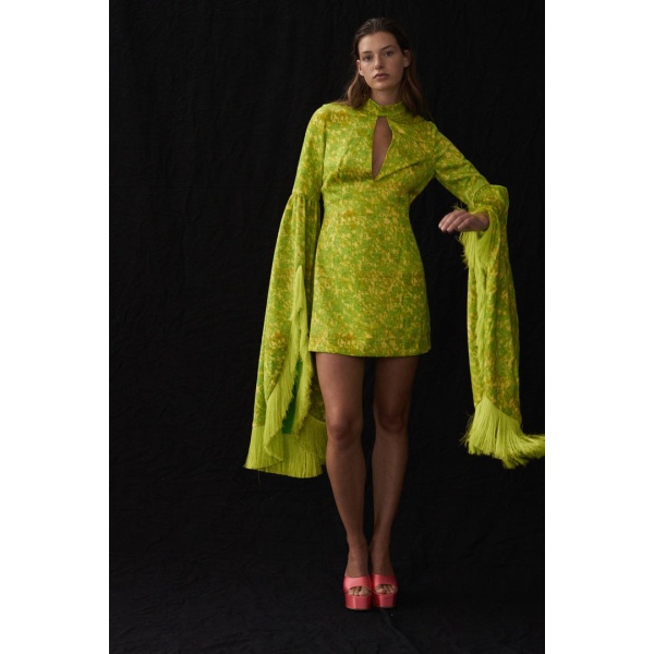 Alemais Leonard Fringed Mini Dress