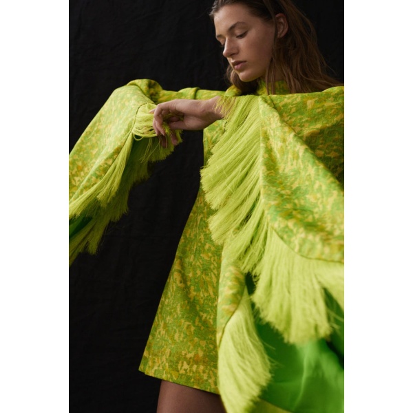 Alemais Leonard Fringed Mini Dress