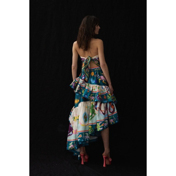 Alemais Guardian Tiered Ruffled Skirt