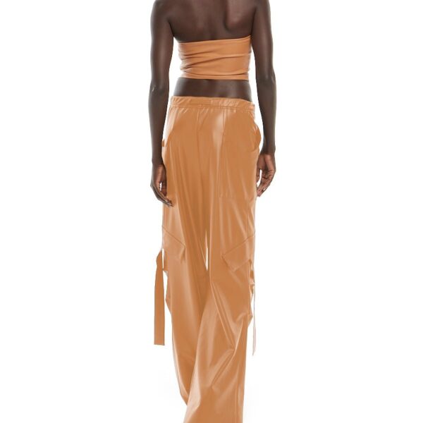 Faux Leather Tube Top - Image 3