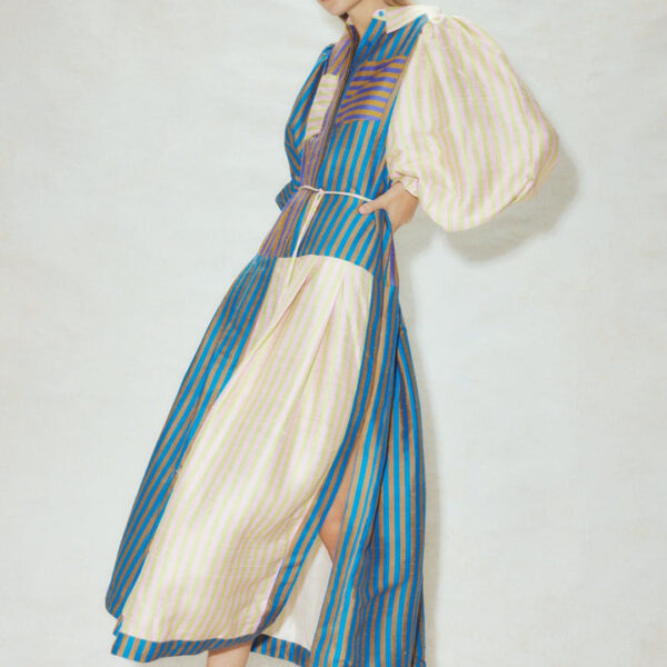 Alemais Diaz Stripe Shirtdress