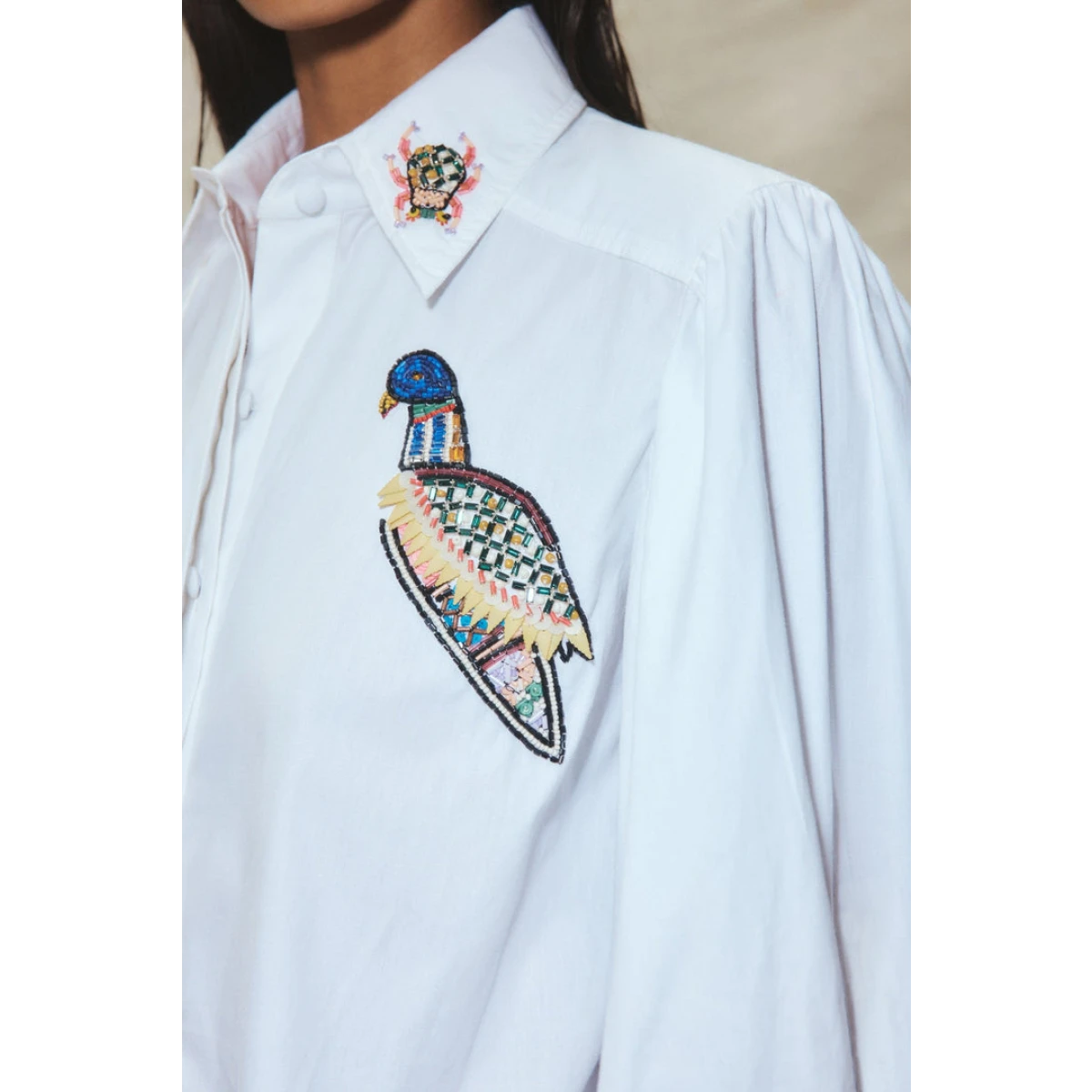 Alemais Rowena Beaded Shirt