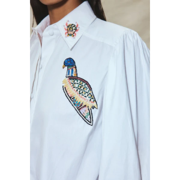 Alemais Rowena Beaded Shirt