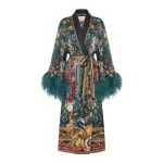 Camilla dress Long robe with flared sleeve women's Long Robe With Flared Sleeve Clothing Australian Designer Coveti