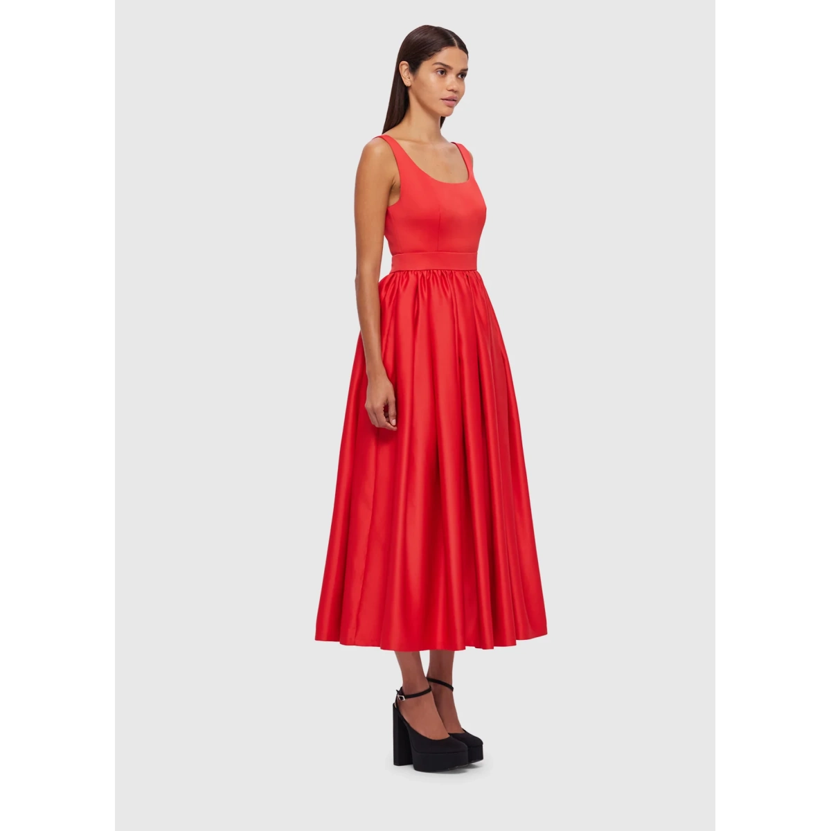 Emma midi dress rouge pink (Copy) - 18 UK   Coveti