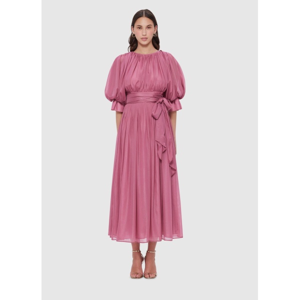 Butter crepe fitted waterfall midi dress (Copy) - 18 UK   Coveti