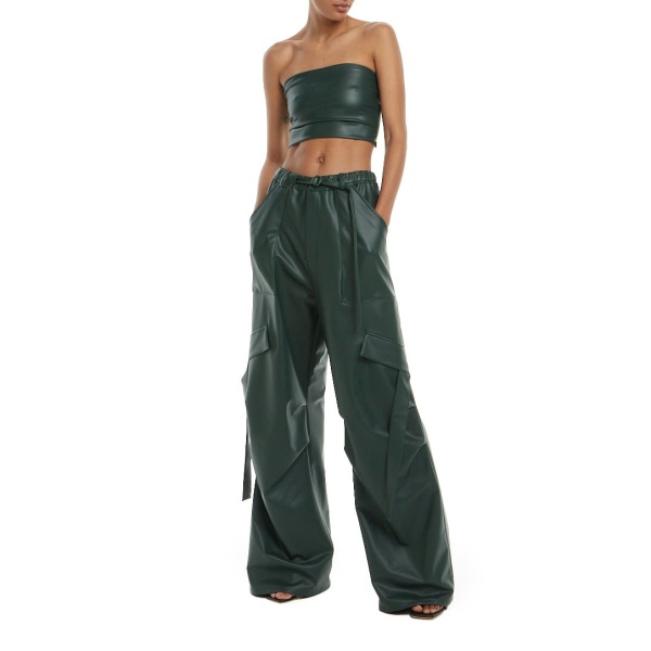 Lapointe Faux Leather Utility Pant