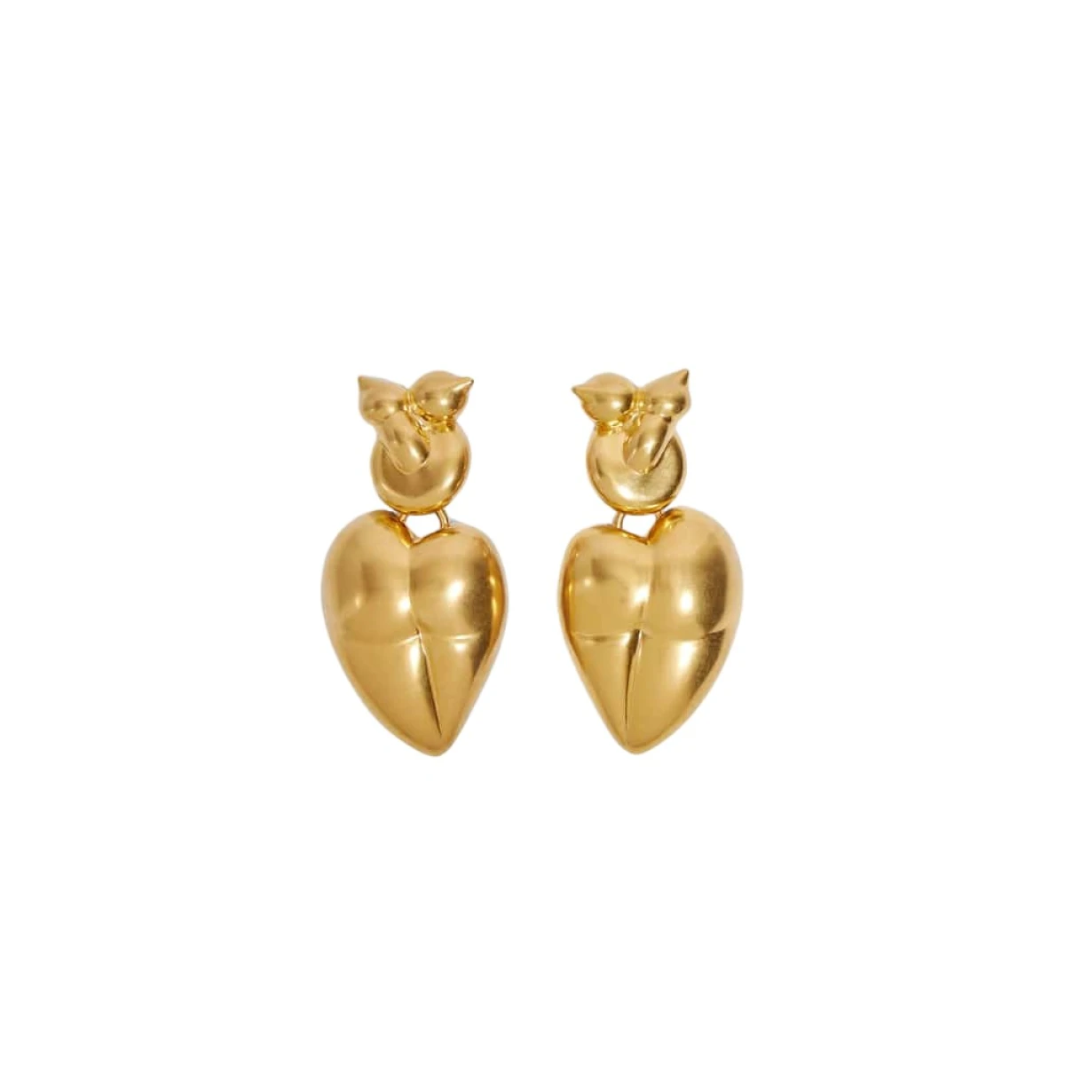 Schiaparelli Bust And Heart Earrings70917 nobg