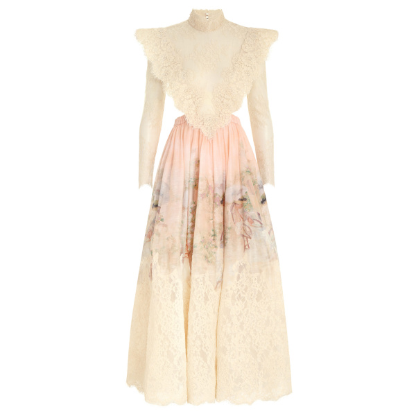 Zimmermann Lyrical Corded Lace Gown