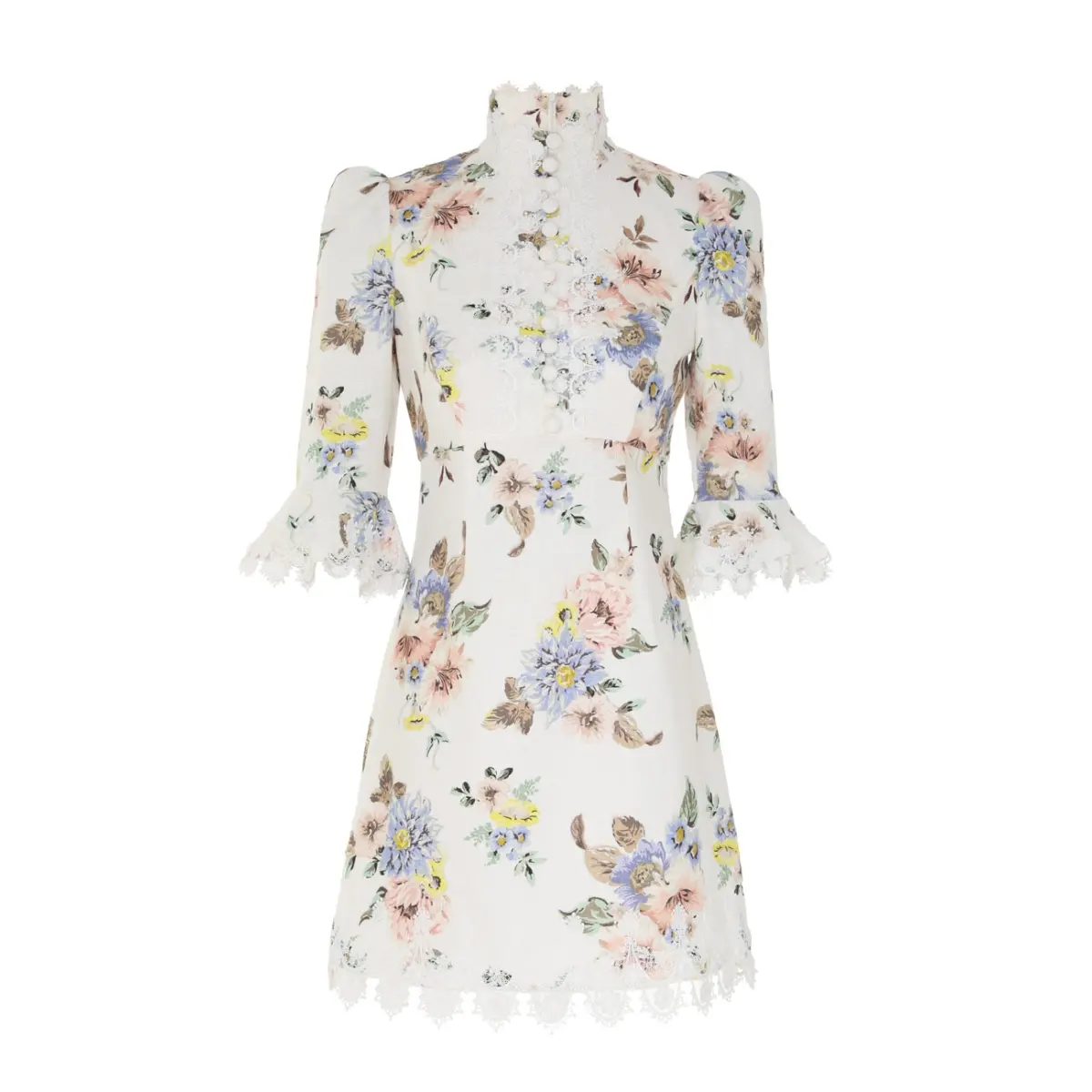 Zimmermann Applique Mini Dress