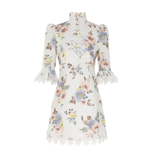 Zimmermann Applique Mini Dress