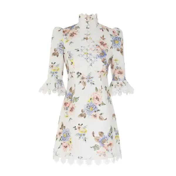 Zimmermann Applique Mini Dress